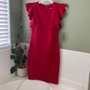 Tommy Hilfiger Womens Ruffle Sleeve Dress Size 2 New with tags- smoke free home